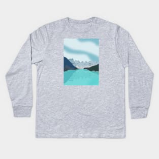 Moraine Lake, Banff National Park, Alberta, Canada Kids Long Sleeve T-Shirt